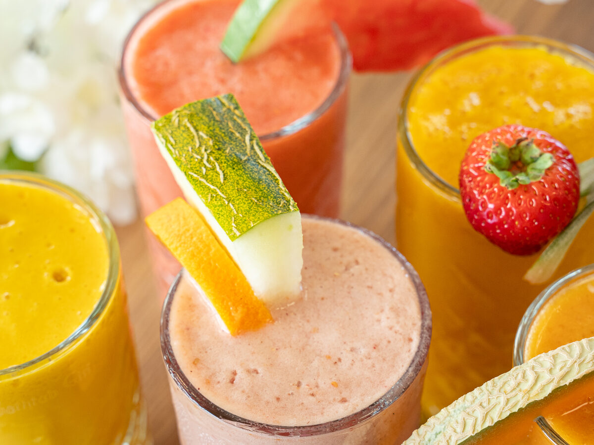 Jus et cocktails de fruits frais pressés minute